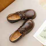 Niulatu to College Japanese Literary Retro Lolita Women Pumps Mary Janes Shoes Round Toe Student Girl Platform T-Strap Buckle Bullock Shoes DJSE