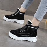Niulatu Casual Shoes Lace-up Fashion Sneakers Platform Snow Boots Winter Women Boots Warm Plush Women's Shoes Zapatos De Mujer DJSE