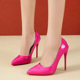 Niulatu Platform Ultra High Heels Woman Shoes Sexy Bling Pumps Party Dress Shoes Black Pink Blue Size DJSE