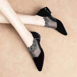 Niulatu Summer Fashion Rhinestones Gauze Sandals Thick Heels Mesh Autumn Ankle Boots Female Hollow Women's Shoes black boots DJSE