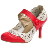 Niulatu Arrival Hot Retro Fretwork Mary Janes Fashion Thin High Heels Pumps Women Sweet Shallow Date Shoes Woman DJSE