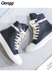 Niulatu for Men and Women Couples Thick-soled Canvas Shoes for Fall/winter 2025 New Wild Student Casual Shoes Tide DJSE