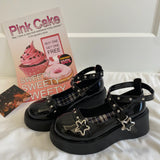 Niulatu Lolita Shoes JK Uniform Platform Shoes Japanese School Uniform High Heels Cute Mary Jane College Girls Shoes 2025 Women Shoe DJSE