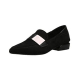 Niulatu Leatheer Band Flats Womenn Pointed Toe Two Wears Four Seasons Single Shoes Slip on Loafers Women Espadrilles DJSE