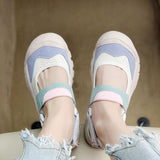 Niulatu Women Sandals New Round Toe Thick Sole Simple Sports Shoes Women Platform Sandals Ladies Shoes DJSE