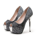 Niulatu heels summer women Super High Heels Sexy shoes platform shoes pumps Wedding Party 14cm womens platform high heels DJSE