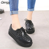 Niulatu Luxury Shoes Woman Spring Plus Size 41 Fashion Sneakers Ladies Platform 2025 Lace-up Flats Tennis Female Loafers DJSE