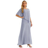 Niulatu Chiffon Plus Size Mother of The Bride Dresses Formal Prom Gown Ruffle HZ1007