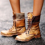 Niulatu Women Casual Motorcycle Boots Women Genuine Leather Ankle Boots Warm Ladies Fashion Winter Shoes DJSE