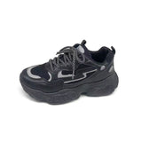 Niulatu wind reflective old shoes women 2025 spring sports casual shoes flat breathable comfortable women's shoes DJSE