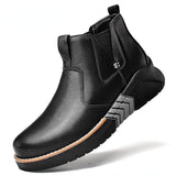 Niulatu Men Boots Elevator Shoes Height Heightening Man Increase Insole 7cm Leather Motorcycle Winter Fashion DJSE