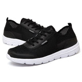 Niulatu 2025 Men Casual Shoes Summer Outdoor Breathable Work Shoes Men Sneakers Mesh Shoes Air Cushion Male Non-slip Adult Shoes DJSE