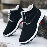 Niulatu Snow Boots Comfortable Warm Boots Ankle boots Wear-resistant Cotton Shoes Men snow boots velvet Ankle boots DJSE