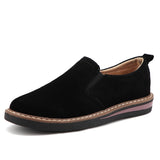 Niulatu To School 2025 New Spring Women Flats Sneakers Suede Leather Round Toe Shoes Casual Shoes Women Slip On Flat Loafers Jazz Oxford DJSE