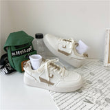 Niulatu Women Sneakers PU Leather Shoes 2025 Spring New Casual Platform Sneakers Women's Comfortable Vulcanize Shoes Female DJSE
