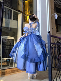 Sexy Ball Gown Off The Shoulder Half Sleeves 21st Birthday Dress Lolita Dress Birthday Outfits HZ1214