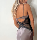 Niulatu Cut Out Lace Prom Dress Evening Dress Vacation Party Dress HZ0113