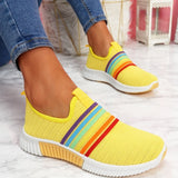 Niulatu Fashion Women Sneakers Rainbow Color Handmade Mesh Vulcanize Leisure Shoes Low-top Summer Casual Ladies Shoes Girl Plus DJSE