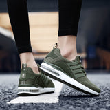 Niulatu Air Cushion Mesh Breathable Running Shoes Lightweight Sports Walking Shoes Men Women Sneakers Plus Size DJSE