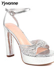 Niulatu Chunky Heels Sandals 2025 Brand New Spring Summer Fashion Ankle Strap comfy Walking Office Lady Woman Shoes DJSE