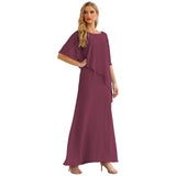 Niulatu Chiffon Plus Size Mother of The Bride Dresses Formal Prom Gown Ruffle HZ1007