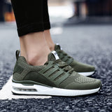 Niulatu Air Cushion Mesh Breathable Running Shoes Lightweight Sports Walking Shoes Men Women Sneakers Plus Size DJSE
