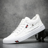 Niulatu White Sneakers Breathable Men's Sports Shoes Comfortable Outdoor Lace Up Walking Trainers Man Casual Sneakers Shoes DJSE