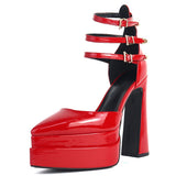 Niulatu Platform Brand Design Sandals Women High Heels Dress Party Luxury Female Shoes Pointed Toe Sexy Shoes For Woman DJSE