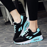 Niulatu Women Air Cushion Sports Shoes Outdoor Running Lace Up Ladies Shoes Woman Sneakers Tenis Feminino Casual Flats DJSE