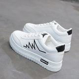 Niulatu Women's Shoes 2025 Summer Breathable Platform White Shoes Women Comfort Flat Shoes Ladies Casual Sneakers Zapatillas Muje DJSE
