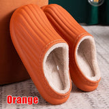 Niulatu Waterproof Non-Slip Home Slippers Men Cotton Shoe EVA Slippers Winter Warm Indoor Ladies Soft Couples Platform Shoes Zapatos DJSE