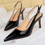 Niulatu Shoes Patent Leather Woman Pumps Kitten Heels Occupation OL Office Shoes Classic Pumps Plus Size 35-43 Shoes Women Heels DJSE