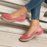 Niulatu Women's Sandals Summer Handmade Ladies Shoes Leather Breathable Sandals Women Flats Retro Style Cusomized Dropship Slippers DJSE