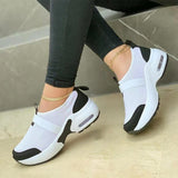Niulatu Women's Shoes 2025 Zapatillas Mujer Fashion Mesh Casual Shoes Platform Wedge Sneakers Plus Size Flat Sports Zapatillas Sneakers DJSE