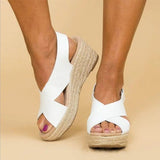 Niulatu Shoes For Women 2025 New Summer Ladies Sandals Solid Plus Size Non-slip Famale Casual Footwear Woman Comfortable Shoes DJSE