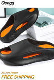 Niulatu Men Casual Beach Slippers 2025 Summer New Luxury Soft EVA Hollow Unisex Sport Sandals Women Platform Slides Shoes Zapatos Hombre DJSE