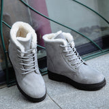 Niulatu Women Boots 2025 New Women Winter Boots Warm Snow Boots Fashion Ankle Boots For Women Shoes Winter Casual Heels Botas Mujer DJSE