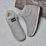 Niulatu Women Sneakers 2025 Keep Warm Winter Sneakers With Fur Winter Shoes For Women Black Sports Chaussure Femme Couple Tennis female DJSE