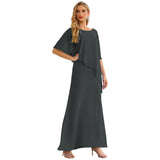 Niulatu Chiffon Plus Size Mother of The Bride Dresses Formal Prom Gown Ruffle HZ1007