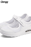 Niulatu Sneakers Women Fashion Mesh Breathable Casual Wedge Platform Hiking Shoes Female Tenis Feminino Zapatillas Mujer DJSE