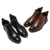 Niulatu Boots Men Leather Shoes Men Ankle Boots Fashion Brand Autumn Winter Male Footwear 2025 fgb5 DJSE