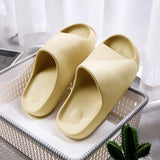 Niulatu Cute Sofa Slides Slippers Women Thick Sole Soft Indoor Slippers Anti-slip Women Sandals Summer Platform Bathroom Shoes DJSE