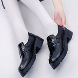 Niulatu Lolita Girl Women Maid Shoes Round Toe lolita Shoes Japanese JK High School Uniform Kawaii Anime Cosplay low Heel shoes DJSE