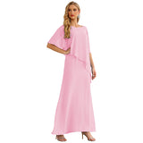 Niulatu Chiffon Plus Size Mother of The Bride Dresses Formal Prom Gown Ruffle HZ1007