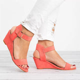 Niulatu Casual Simple Wedge Women's Shoes Women's Sandals Heightening Flat Shoes Sandals Women 2025 DJSE