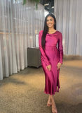 Niulatu Long Dress for Wedding Guest Fashion Evening Dress HZ1007