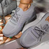 Niulatu Shoes 2025 Fashion Breathable Lace Up Platform Women vulcanize Shoes Summer Flat Mesh Sports Shoes Woman Running Shoes DJSE