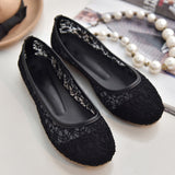 Niulatu New Women Flats Shoes Ballet Flats Fashion Bow-Knot Women Shoes Slip On Cut Outs Flat Sweet Hollow Summer Female Shoes DJSE