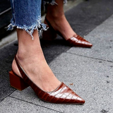 Niulatu Women's 2025 Summer New Ladies Pointed Toe High Heels Retro Ladies Sandals Fashion Roman Style Women Shoes Trend DJSE