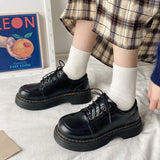 Niulatu brown Shoes for Women Lace Up Women Casual Shoes Low Ladies Comfortable Leather Shoes Zapatillas Mujer cotton boot DJSE